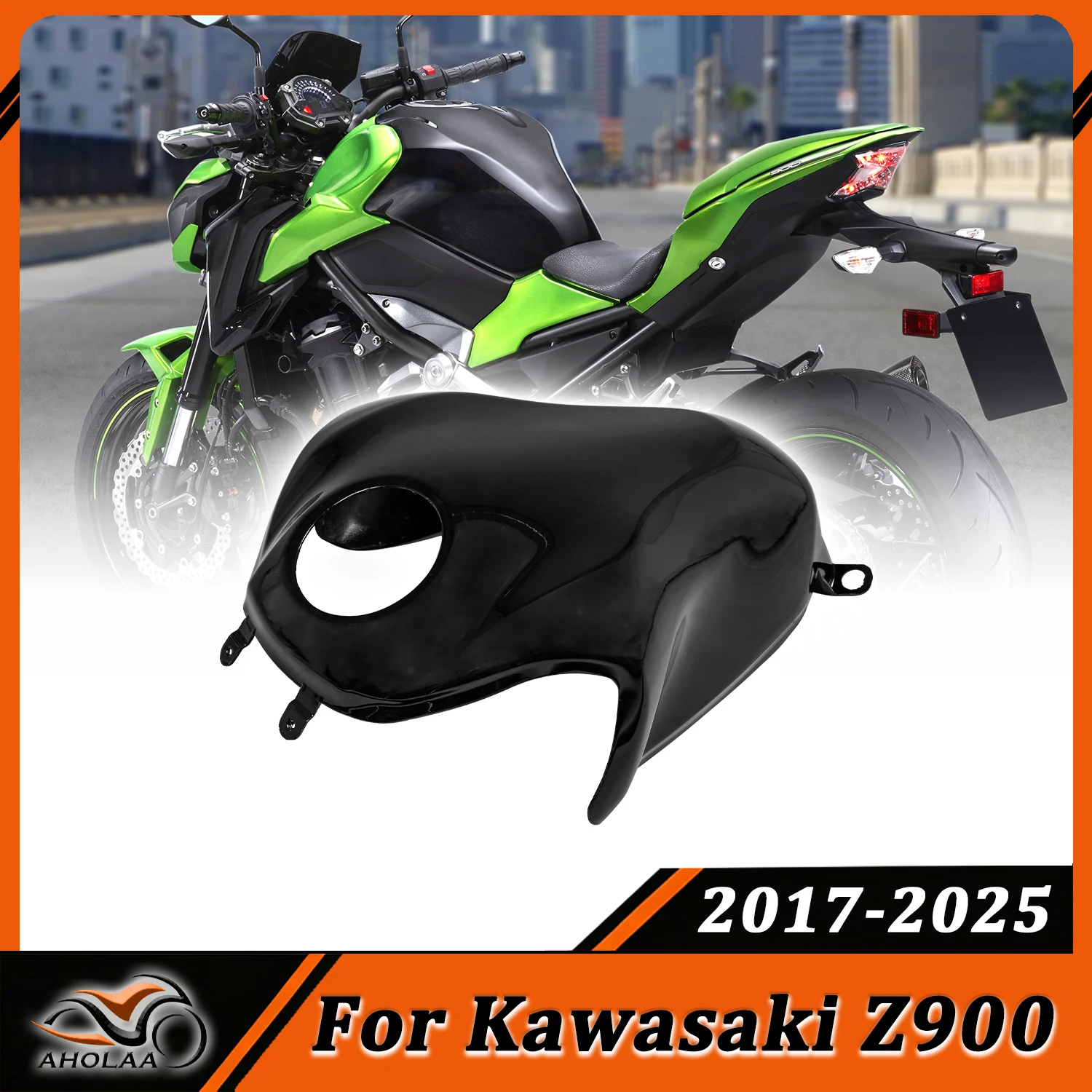 

For Kawasaki Z 900 Z900 Fuel Gas Oil Tank Cover Fairing Cowl Motorcycle Accessories Frame Guard Protection 2017-2025