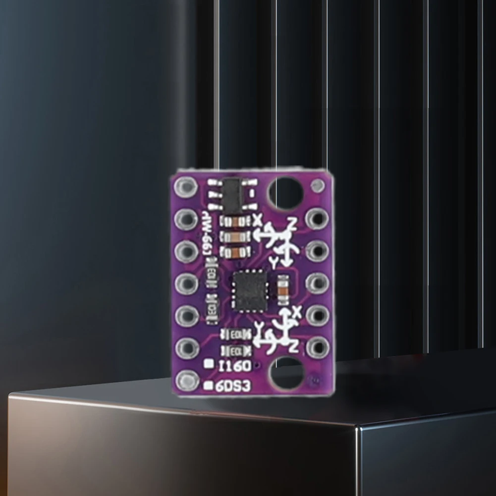

LSM6DS3 Accelerometer Gyro Digital Temperature Sensor Board 8kb FIFO Buffer 5V Breakout Module LSM6DS3 Accelerometer