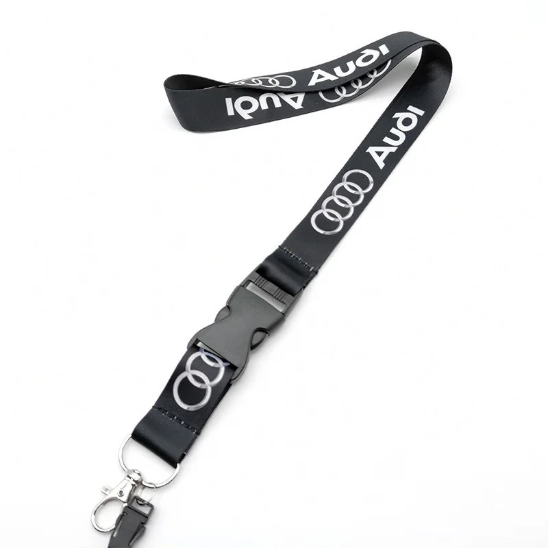 Neck Straps Lanyard Key Cell Phone Work ID Card Hanging Rope For Audi A3 A4 B5 B6 A3 8P 8V 8L A5 A6 C6 C5 A1 A7 A8 Q2 Q3 TT RS3