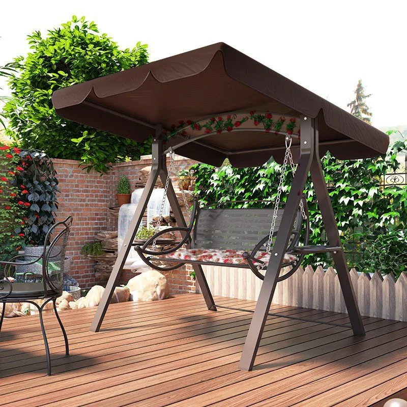 Уличные качели, двойной гамак, шейкер из кованого железа.