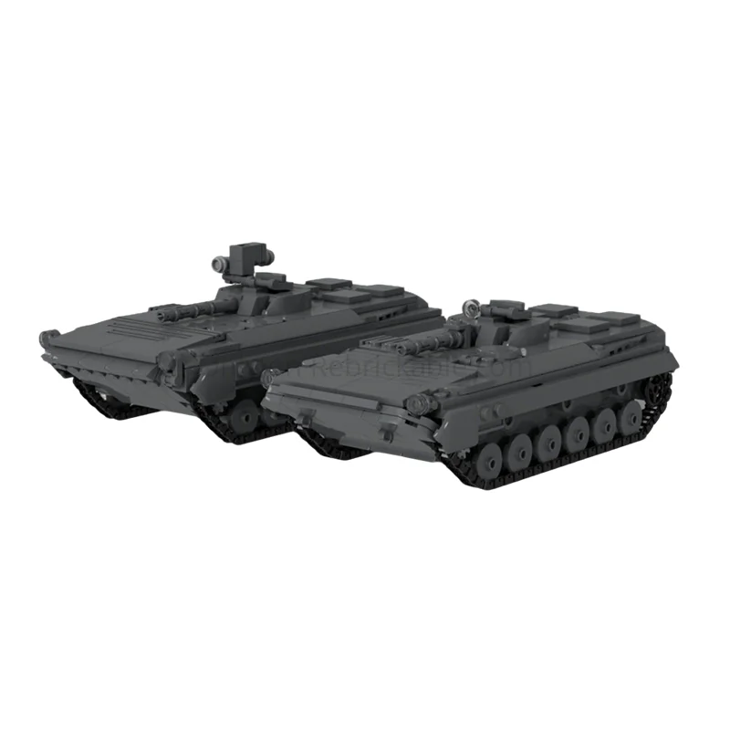 592 個 MOC クリエイター BMP 1 デラックスモデルビルディングブロック組み立てクリスマスギフト DIY 建築クリエイティブおもちゃ教育アイデア