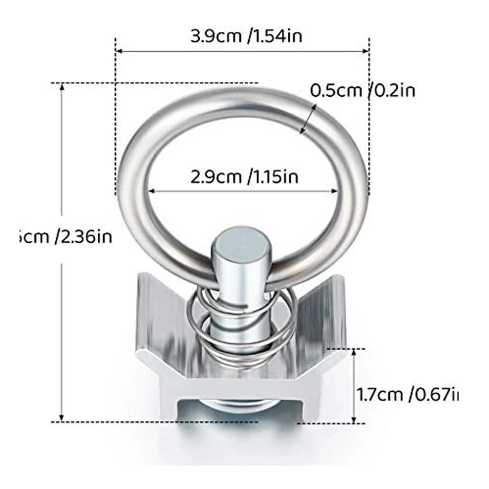 Stainless Steel Speaker Hanging For Ring Hook Mount Bracket For Light Audio System Stage For Lighting Equipment Installation Acc