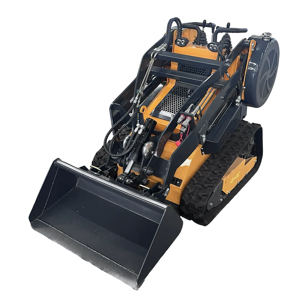 حار بيع الصين الديزل البسيطة جرافة عجلة القيادة آلات تحريك الأرض جرافة انزلاقية مع دلو #4