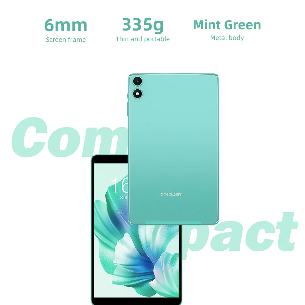 Teclast P85T 2026 Tablet Allwinner A523 8-Core 1.8Ghz 10Gb(4Gb+6Gb) Ram 64Gb Rom 8 Inch 800×1280Ips Wifi5 4g 5000Mah Type-C