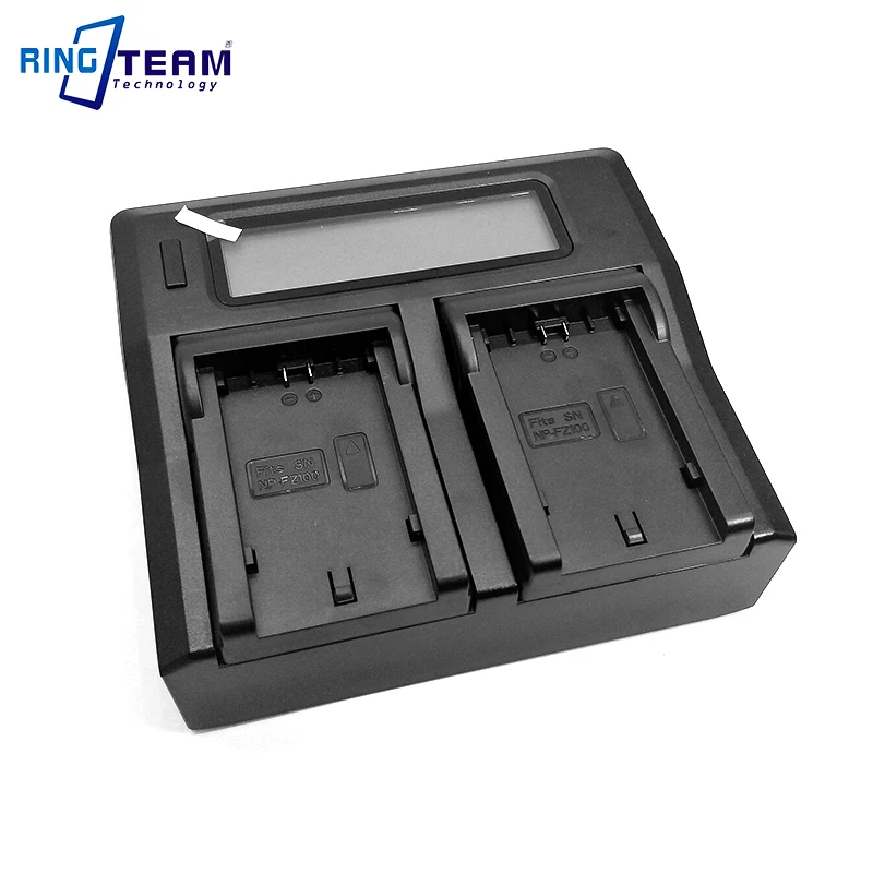 Dual Channel Fast Charger for Sony Camera Battery NP-FZ100  Fits Sony ILCE-9 ILCE Alpha 9 A9 ILCE-7MIII A7R3 A7C ZV-E10 II
