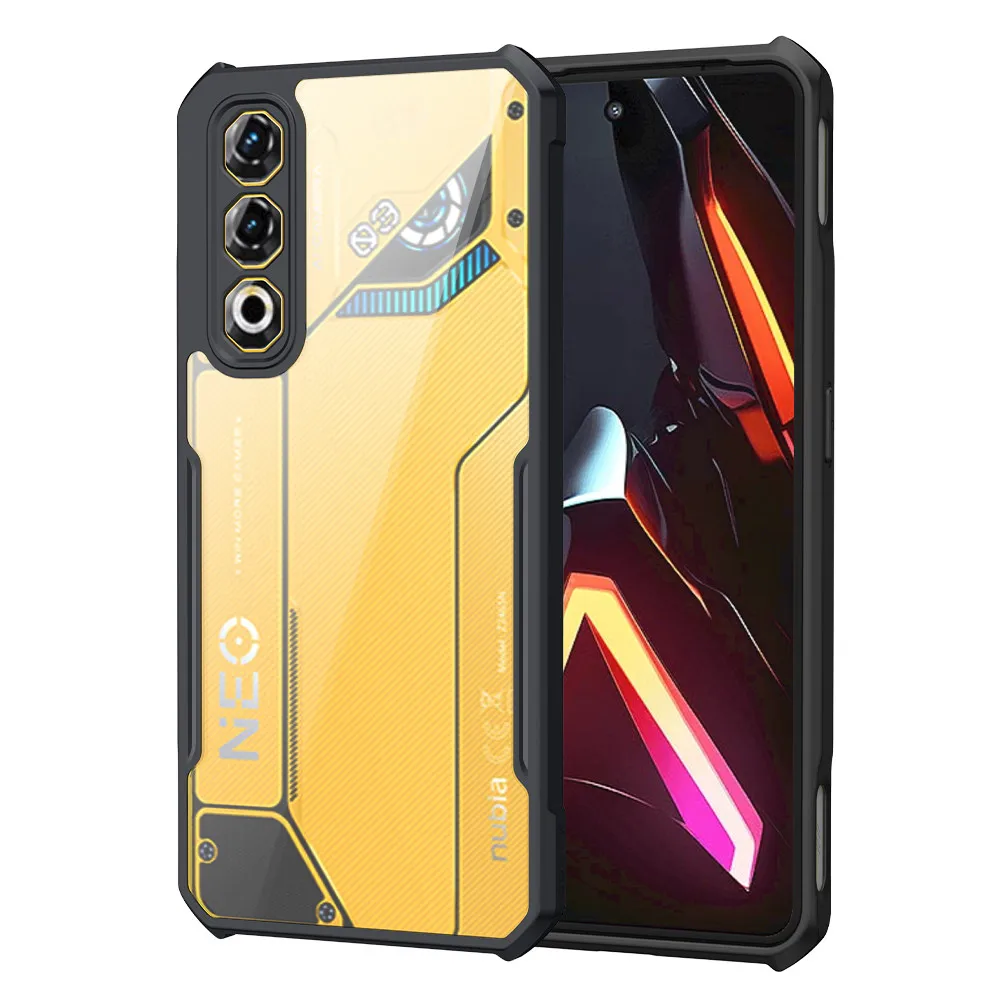 Für Nubia NEO3 GT 5G Hülle XUNDD Airbags Stoßfest Transparent PC + TPU Kameraschutz Funda