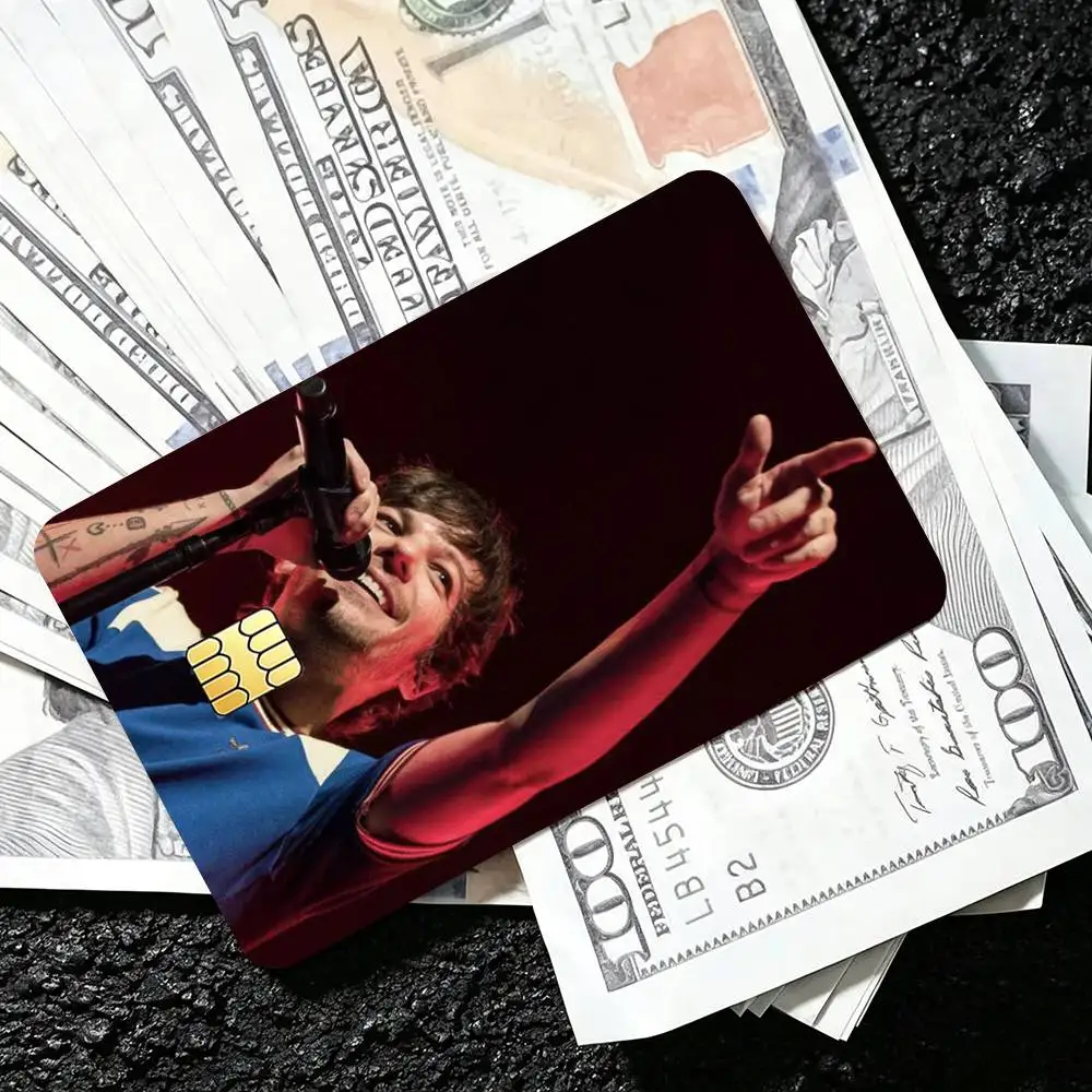 Singer Louis Tomlinson Credit Card HD Stickers Premium matte film effectively prevents fingerprints and daily abrasion.