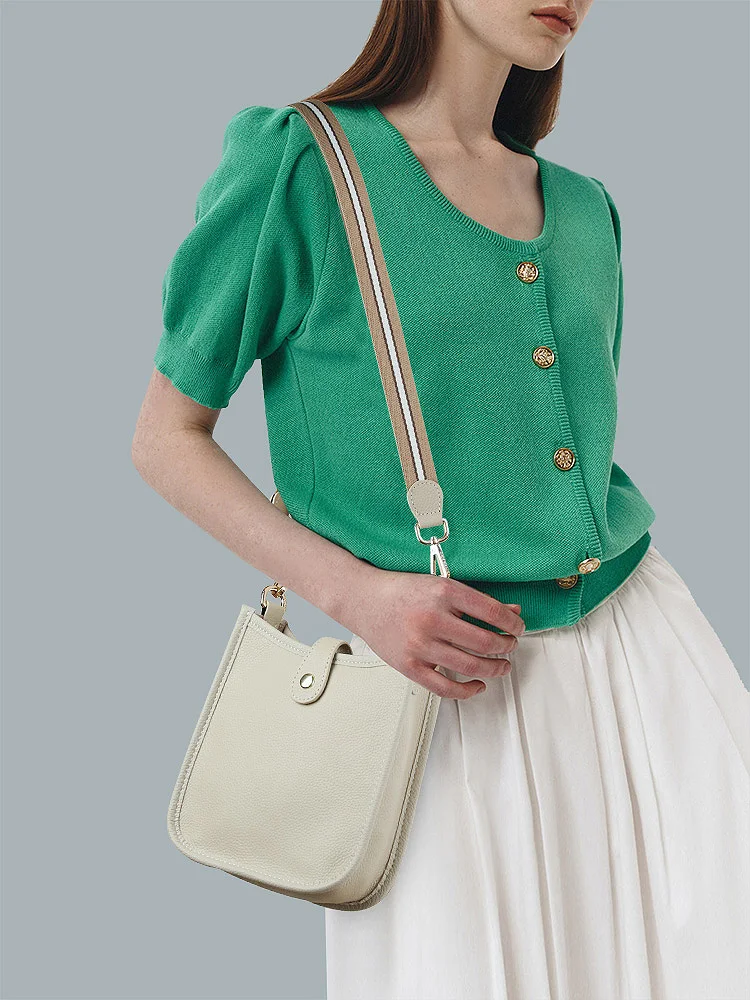

Women's Large Capaci Leather Crossbody Phone Bag First Layer Cowhide Underarm Spring Summer Single oulder Bag
