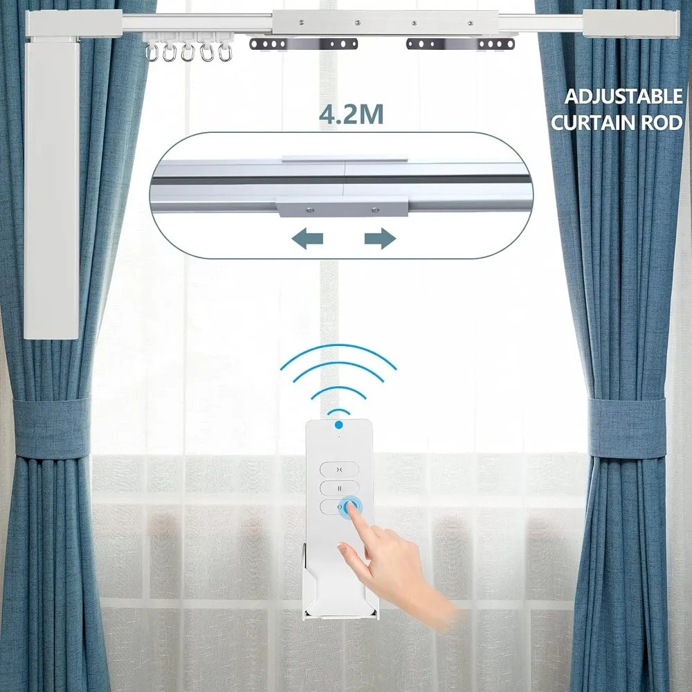 Электрические шторы 87-244 дюйма, умные шторы с электроприводом, открывалка, штопор с дистанционным управлением