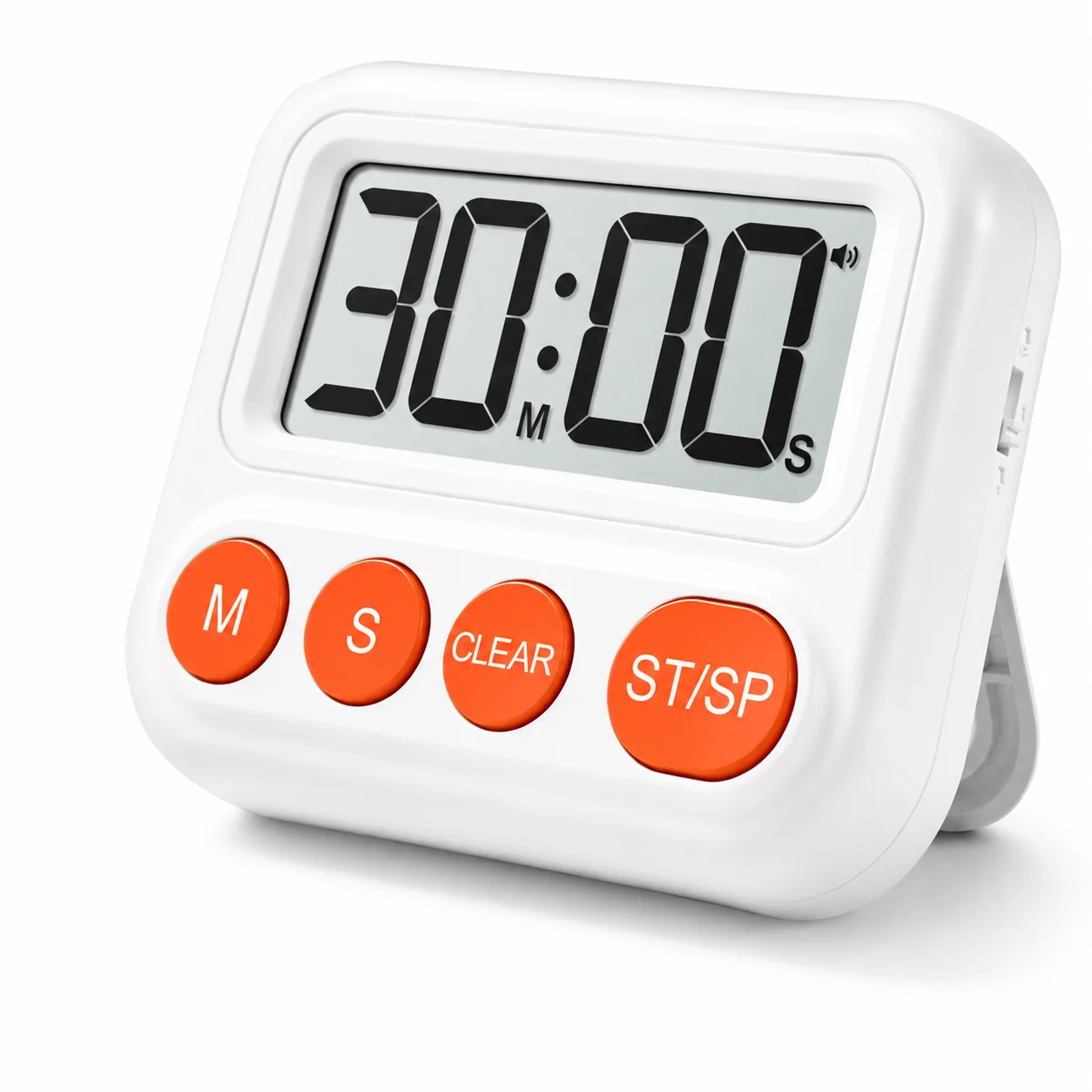 New Electronic Kitchen Timer Magnetic LCD Digital Count Down Stopwatch Adjustable Volume  Kitchen Cooking Shower Study Stopwatch