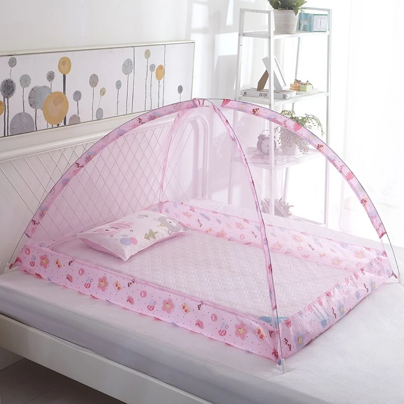 

Foldable Children's Mosquito Net Baby Crib Mosquito Net Anti Mosquito Bites Crib Netting for Newborn Bedding Items