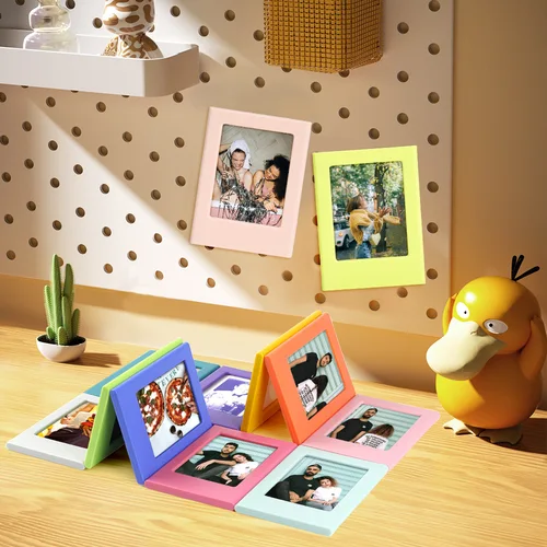 Imagen 2 del producto 5/10/20 Uds. Fujifilm Instax Mini marcos de fotos magnéticos de 3 pulgadas para Fuji Instax Mini 12/SE/40/EVO/Link 3 marcos de fotos de película Instax