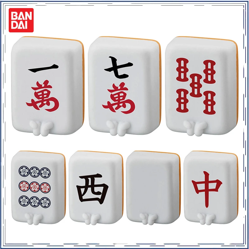 【GASHAOPN】BANDAI Mahjong Sitting and Waiting Style IN SHELF Christmas Gifts Original Anime Action Figure Model Toys