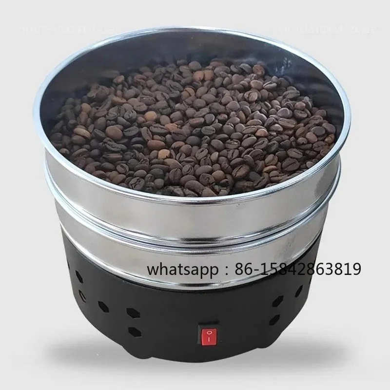 Coffee bean 350g capacity household double layer cooling pan baking radiator