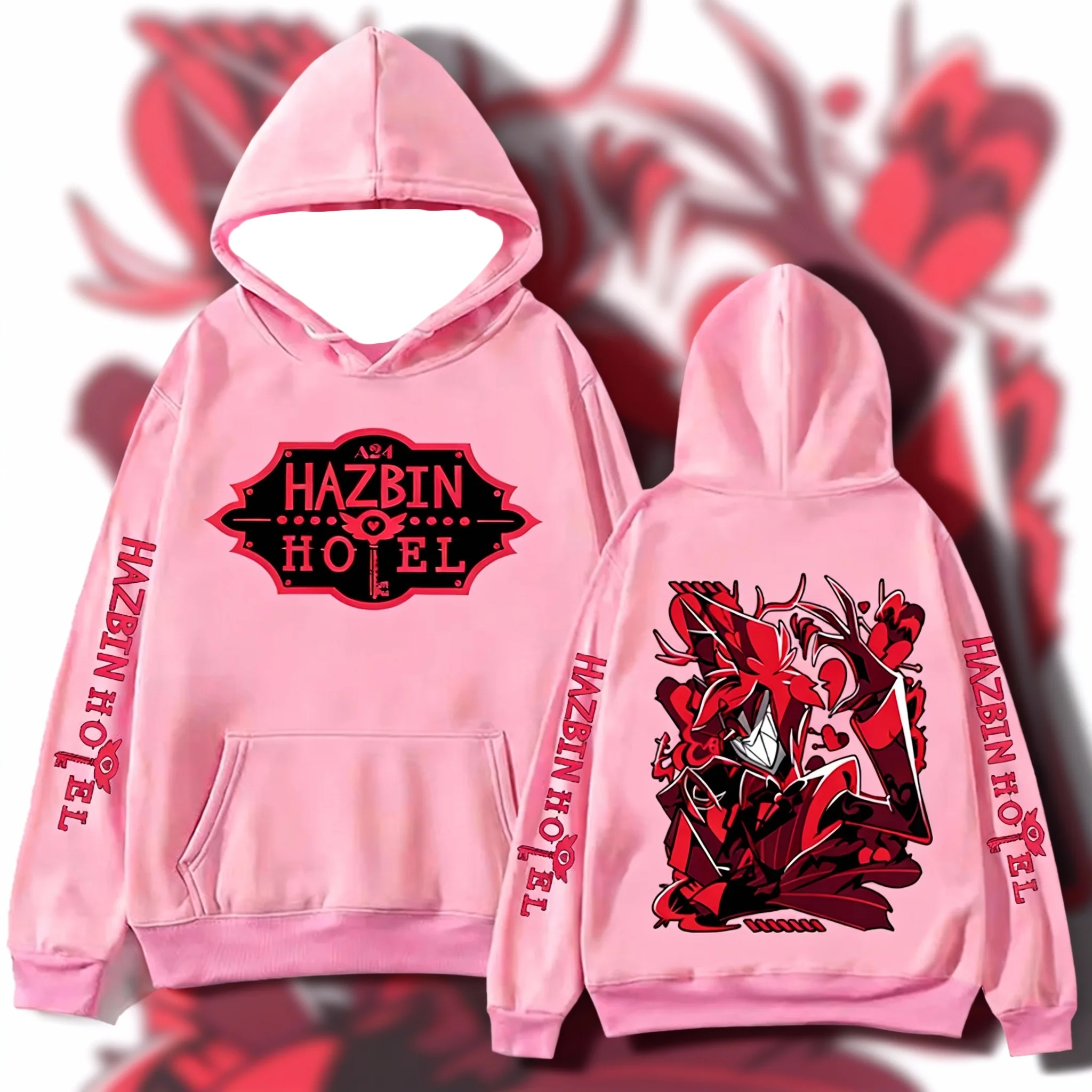 

Лидер продаж, готический темный анимационный веер, Тема Hell Inn, осенне-зимняя модная уличная толстовка для взрослых и детей, подарок