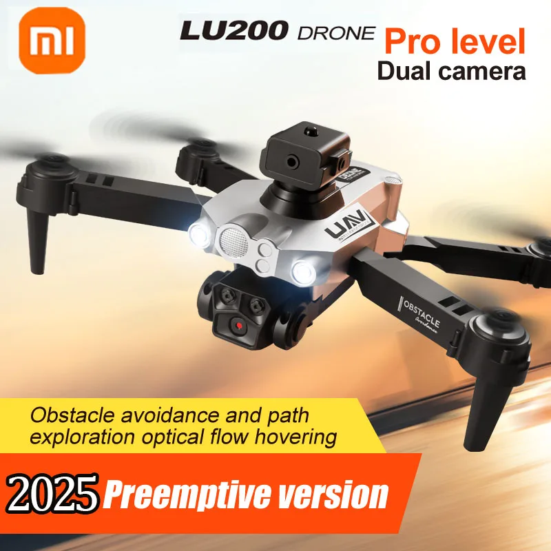 Xiaomi LU200 Drone 8K GPS Drievoudige camera HD Luchtfotografie Optische lokalisatie Vierweg obstakelvermijding Drone RC UAV