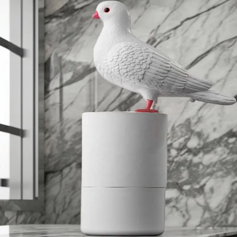 Modern 300ml ABS Foam Pigeon Soap Dispenser Infrared Sense Automatic Bird Poop Soap Dispenser for Hotel Use