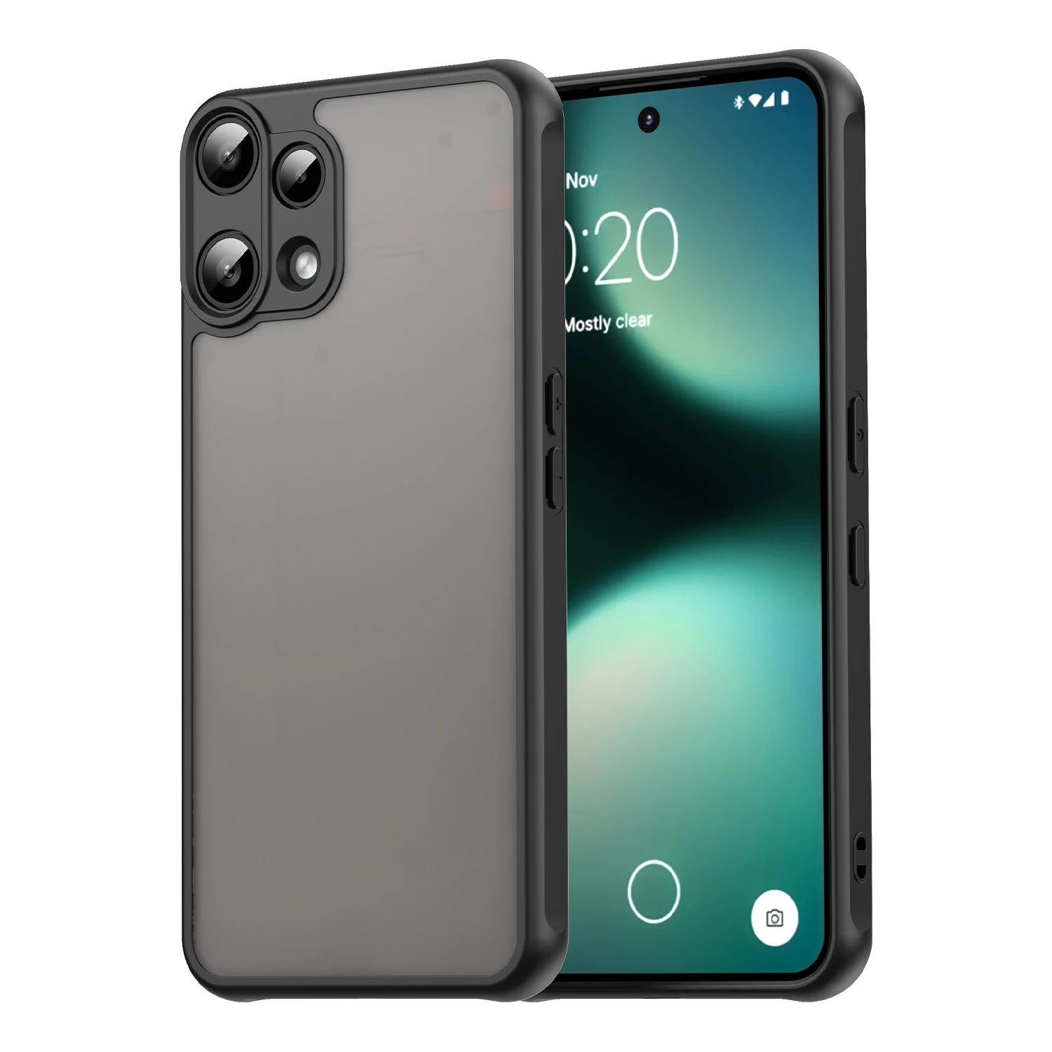 Neue stoßfeste Armor Bumper-Handyhülle für Nothing Phone 3A Lite, Silikon-Hartschale, Capa