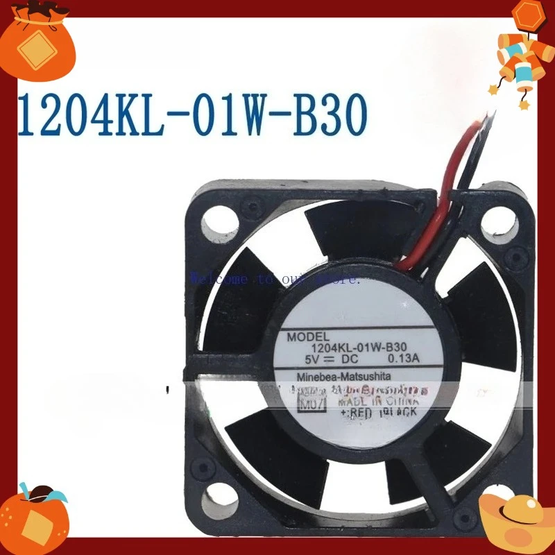 

1204KL-01W-B30 3010 3CM DC5V 0.13A 2Pin Ball Bearing Mini Cooling Fan For NMB (WYH001)