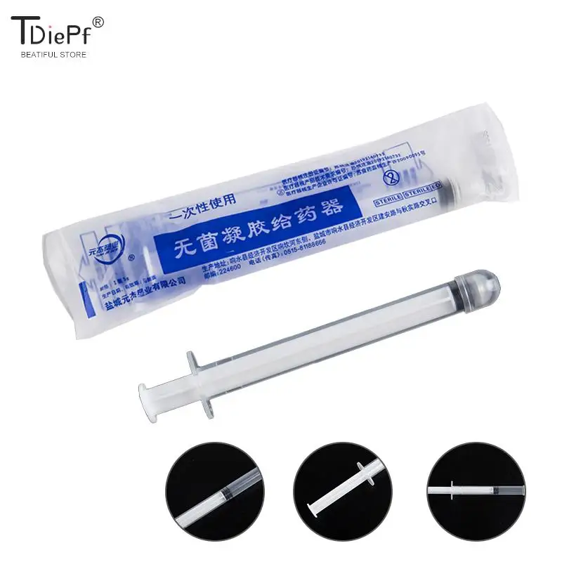 1/2/5Pcs/SetVaginal Applicator Lubricant Injector Syringe Disposable Anal Nasal Cavity Applicator Launcher Butt Plug