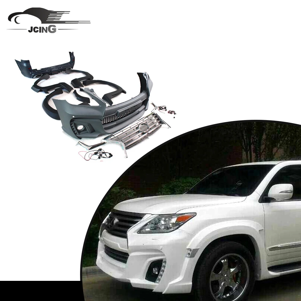 W Style LX570 Wide Fiber Glass Body Bumper Kits