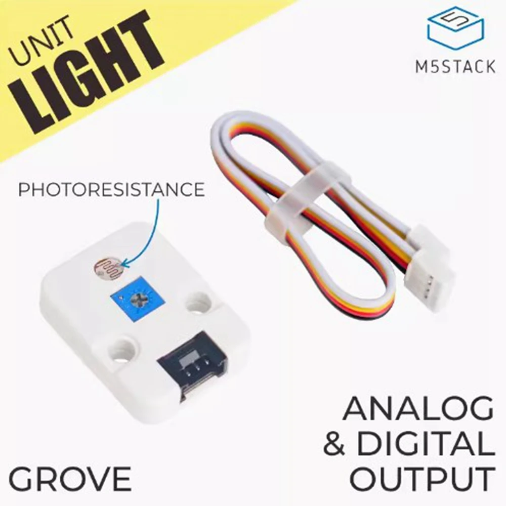 M5Stack Development board Light photosensitive sensor module Light intensity detection with photosensitive resistor