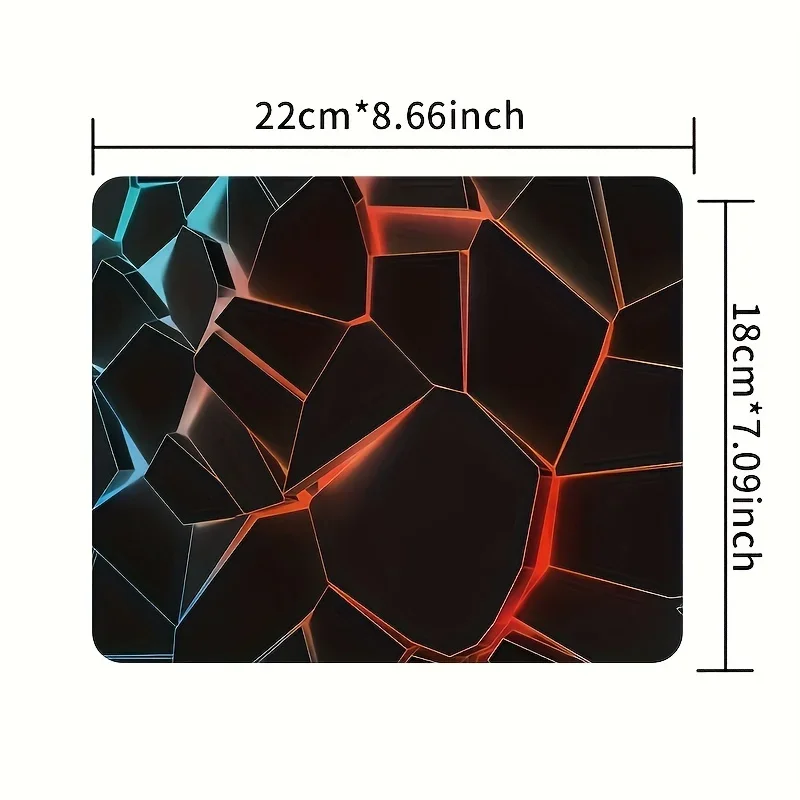 Alas mouse gaming besar dengan jahitan, alas karet anti selip, tahan air, dapat dicuci, alas mouse gaming yang diperpanjang dan diperkuat