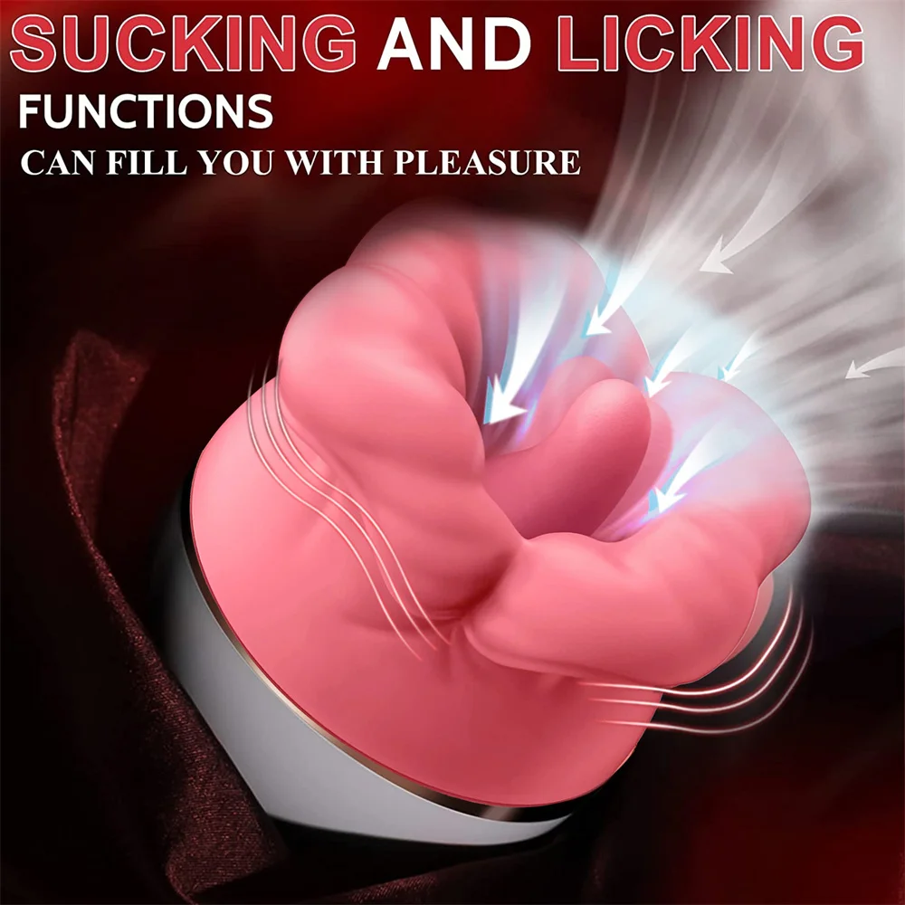 لعبة الجنس اللعق للنساء ، محاكاة هزاز الفم الكبير ، الجنس عن طريق الفم ، مص البظر ، الحلمة ، تدليك المهبل ، جهاز الاستمناء للإناث البالغات