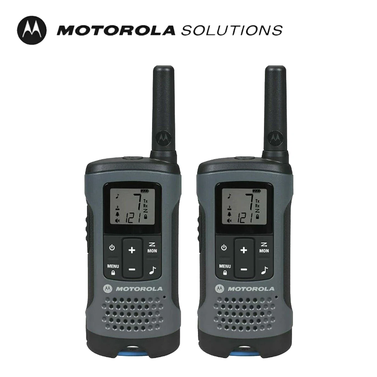 Motorola  T200TP T200 22 Channel long range 20mile Rechargeable Two-Way Radio Gray walkie talkie