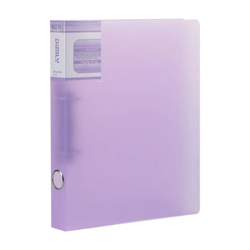 Picture 6: Clear Plastic Files A4 Binder 2-Rings Folder For Documents A4 Paper File Organizer 2-Ring Binder A4 Filing Cabinet