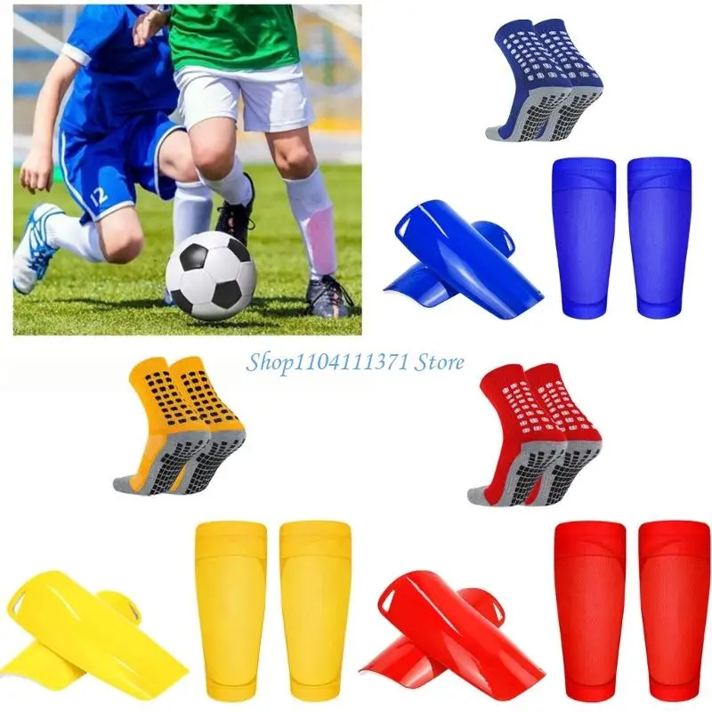 

P9FC Youth Football Shin Guard Socks устанавливает футбольные спортивные наборы длинные носки Tube