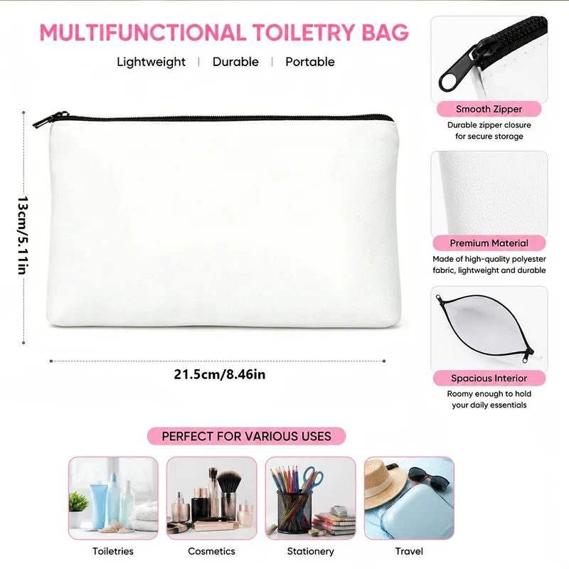 1Women's large-capacity zippered makeup and travel storage bag - High-quality cosmetic storage，Wash Bag，Buggy bag，Suitable for w