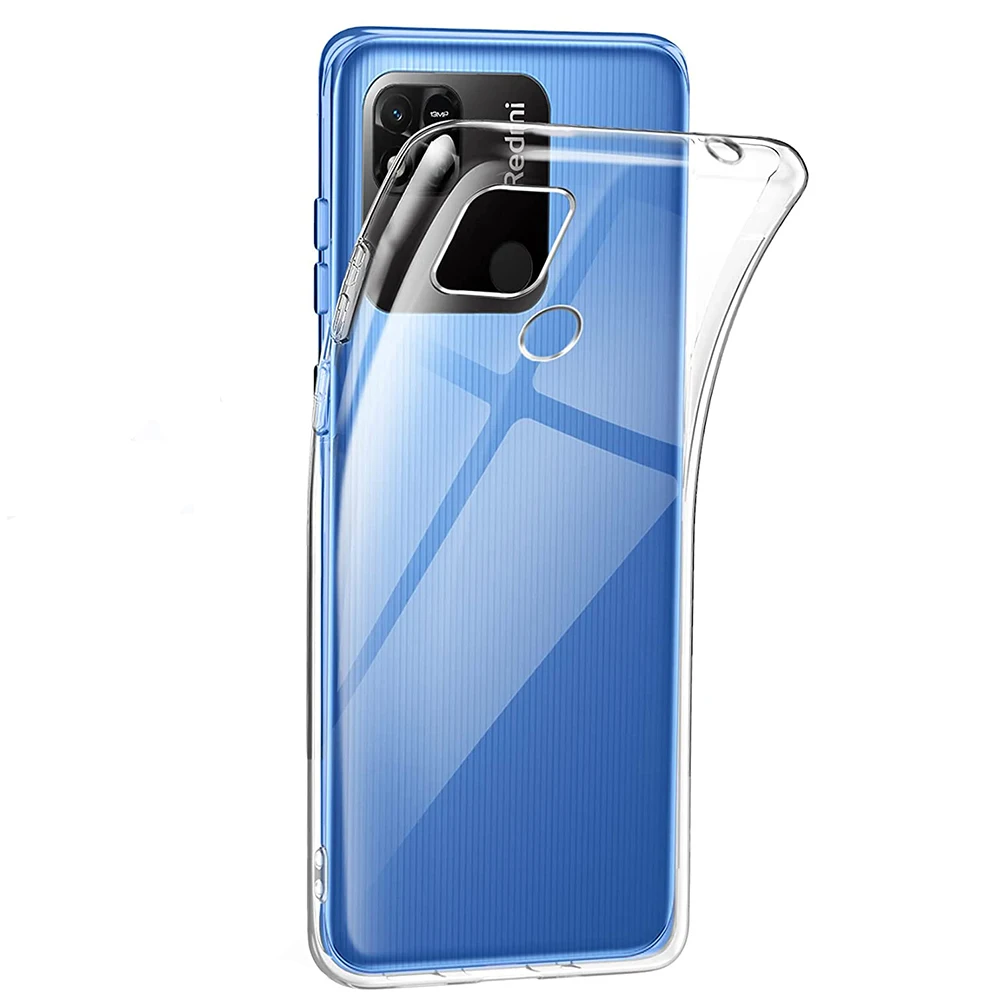 Funda transparente para Xiaomi Redmi 10A 10C 9A 9C NFC 11A 12C Redmi Note 9 9S 10 10S 11 11S 12S 12 Pro funda transparente para teléfono Caqa