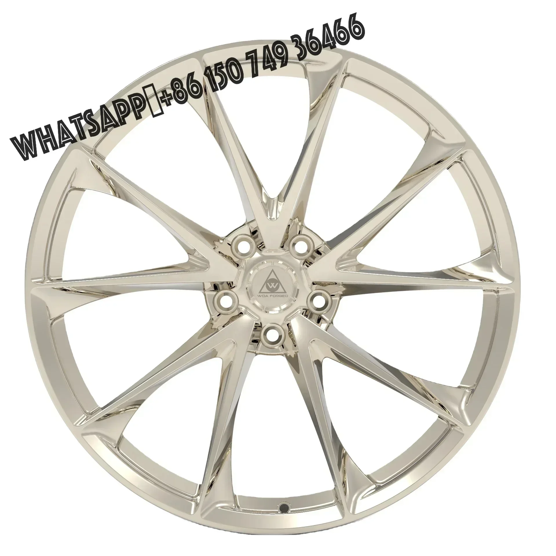 6061-T6 بيع عالمي سعر المصنع 17 18 19 20 21 22 بوصة سيارة الركاب المجمدة الذهب سبائك واضحة عجلات مزورة P204 5x112 5x114.3