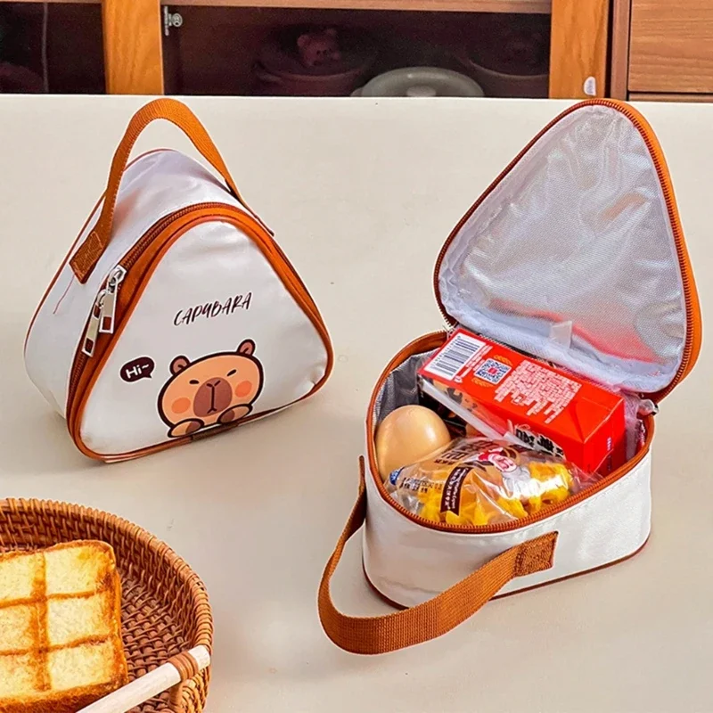 H3CB Warm Holding Lunch Bag Container Box With Reinforced Slide Permanent University Fabric For Commuters Work School Outdoor