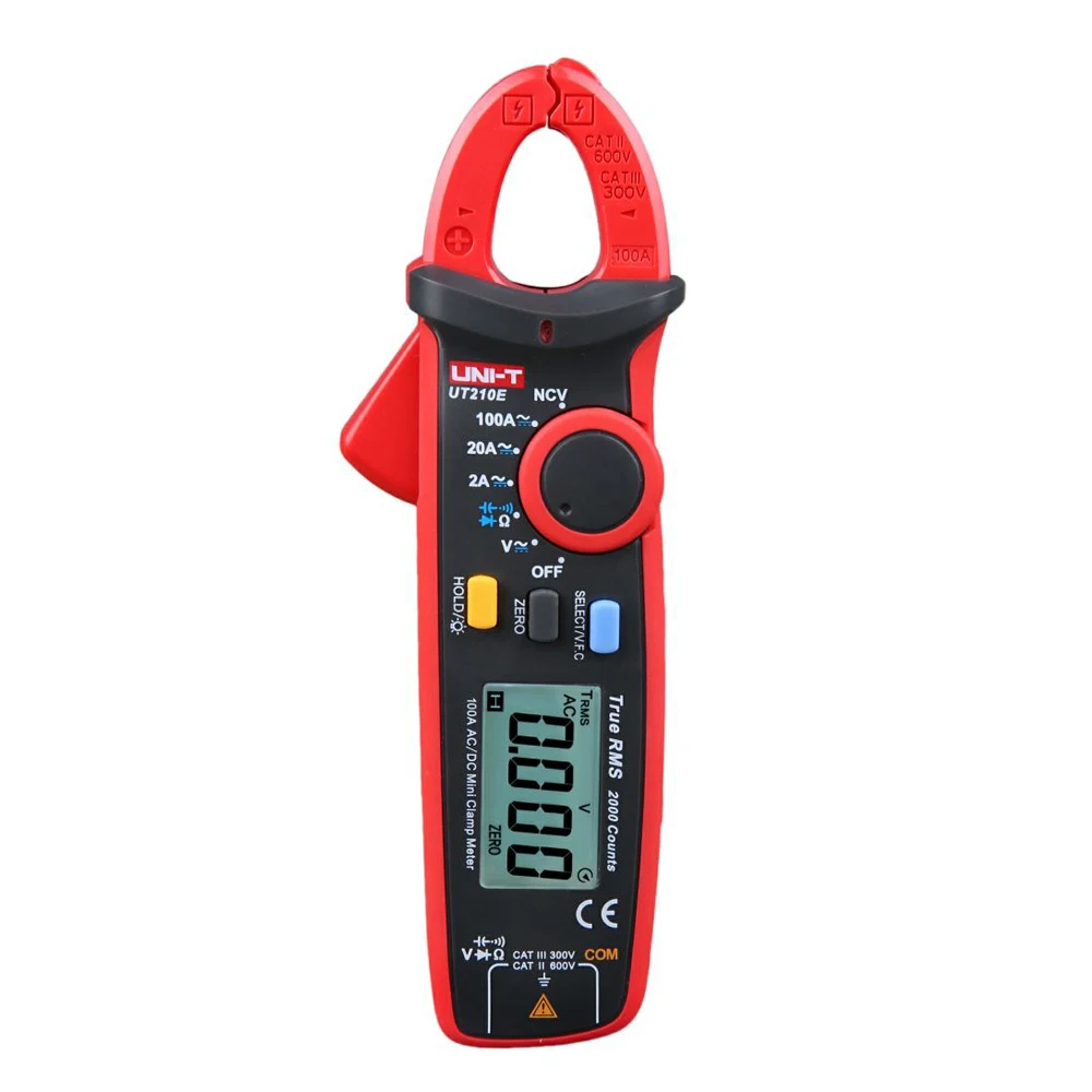 UNI-T Clamp Meter Digital UT210A UT210B UT210C UT210E UT210D AC Current Mini Clamp Multimeter True RMS Pliers Ammeter Auto Range
