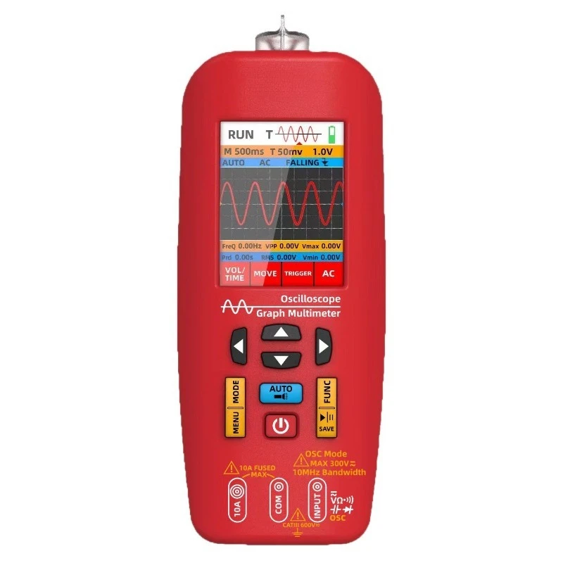 O1 handheld digital oscilloscope 10M multimeter three-in-one small multi-function auto repair oscilloscope