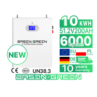 51.2V 10kwh 11kwh 14kwh Lifepo4 Battery Pack 48V 100Ah 200Ah 280ah 300Ah LiFePO4 Battery 6000 Times For Solar System