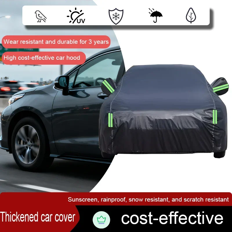 

For 2021-2025 Toyota City Cruiser Outdoor Car Cover Sunscreen, UV Protection, Rain, Snow, Wind Protection SUV Cover Dustproof