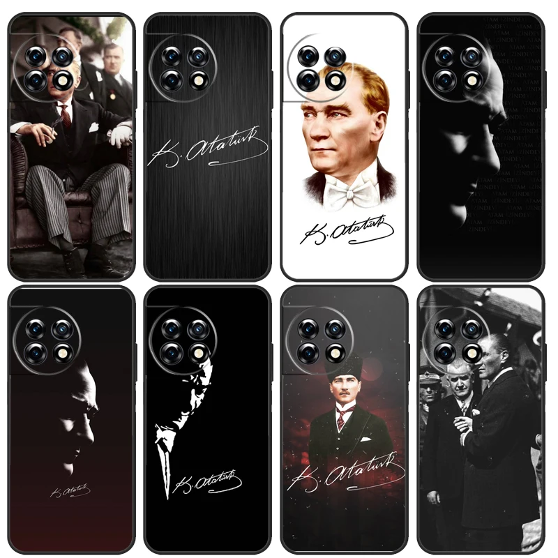 Mustafa Kemal Ataturk Case For OnePlus Nord CE 2 Lite Nord 3 2T N10 N20 OnePlus 8T 10T 9R 10R 9 10 Pro 11 Cover