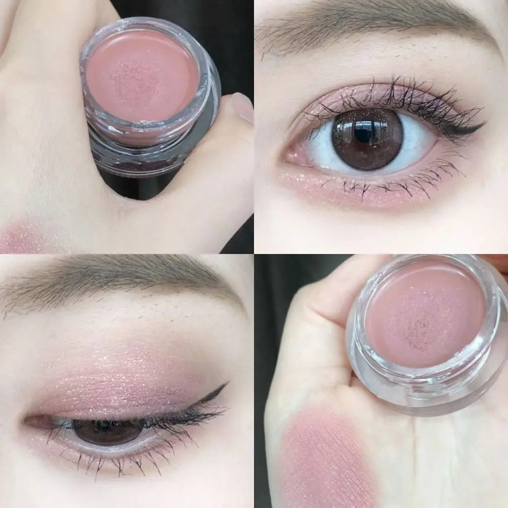 Matte Cream Eyeshadow Smoky Purple Base Makeup Mashed Potato Eye Shadow Long-lasting Smooth Monochrome Cream Eye Concealer