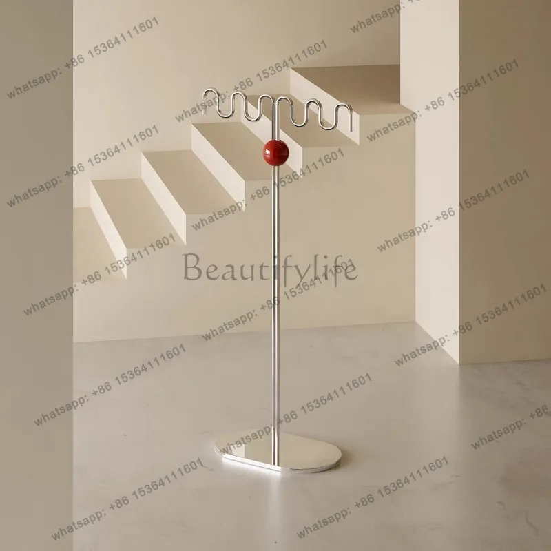 Standing Minimalist Clothes Racks Boutique Indoor Apartments Bedroom Clothing Rack Nordic Modern