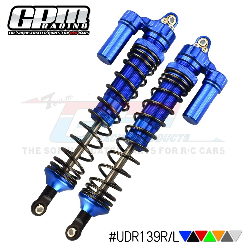 GPM Aluminum Rear L-Shape Spring Damper For TRAXXAS 1/7 Unlimited Desert Racer