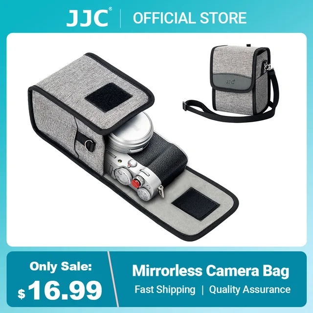 JJC Torba na aparat fotograficzny Etui na aparat Canon V1 M50 M5 M10 G1X Sony A6600 A6500 A6400 Nikon Z30 Z50 Fujifilm X100VI X100 X100T