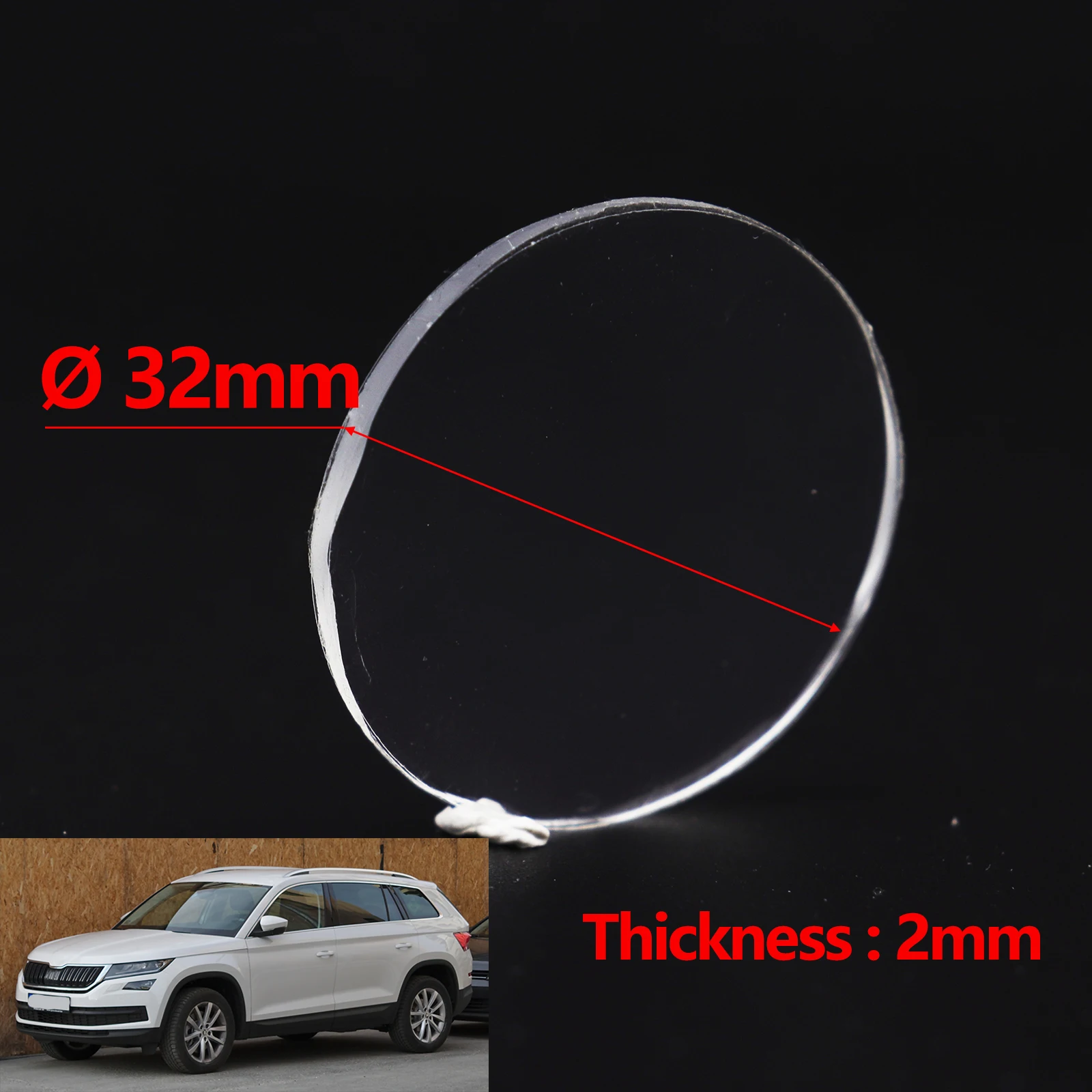 Rain Light Sensor Gel Pad For Skoda Kodiaq NS7 Adhesive Film Silicone Cushion Windscreen Chip Repair Kit Multi-Purpose Tape 16 -