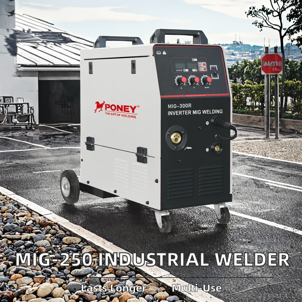 MIG-250R Inverter Welding Machine 380V 60% Duty Cycle 1.0/1.2/0.8mm Wire Diameter Carbon Steel