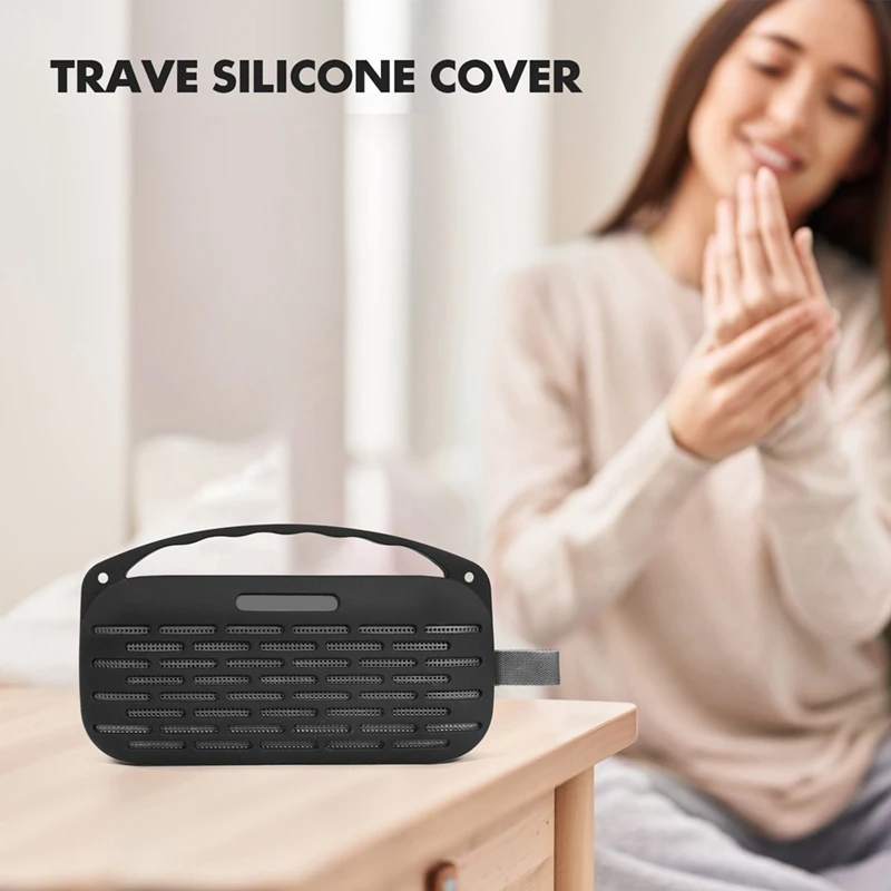 A7THK-étui en silicone pour haut-parleur Bluetooth Bose Soundlink Flex 2e génération, étui de transport de voyage, pochette antichoc Anti-chute