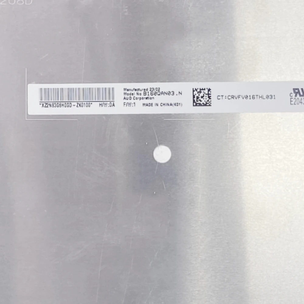 

B160QAN03.N IPS 16.0'' Matrix Laptop LCD screen NEW Original Display Replacement Panel