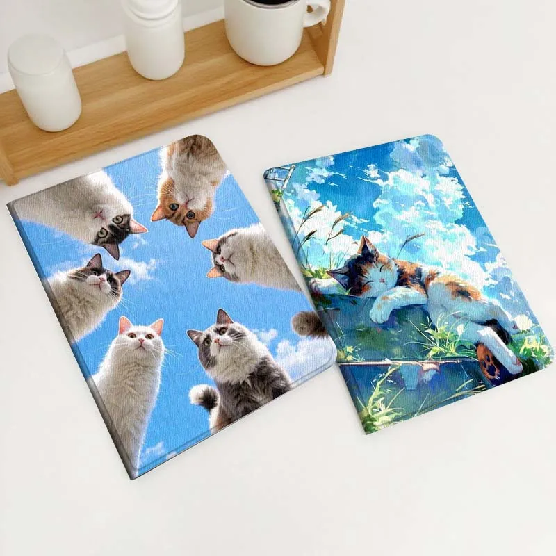 

Мягкий чехол для планшета Art Cat — популярный креативный подарок для Xiaomi Redmi Mi Poco Pad 2 5 6s 7 7s Ultra Pro Max 14 12.4 12.1 дюймов