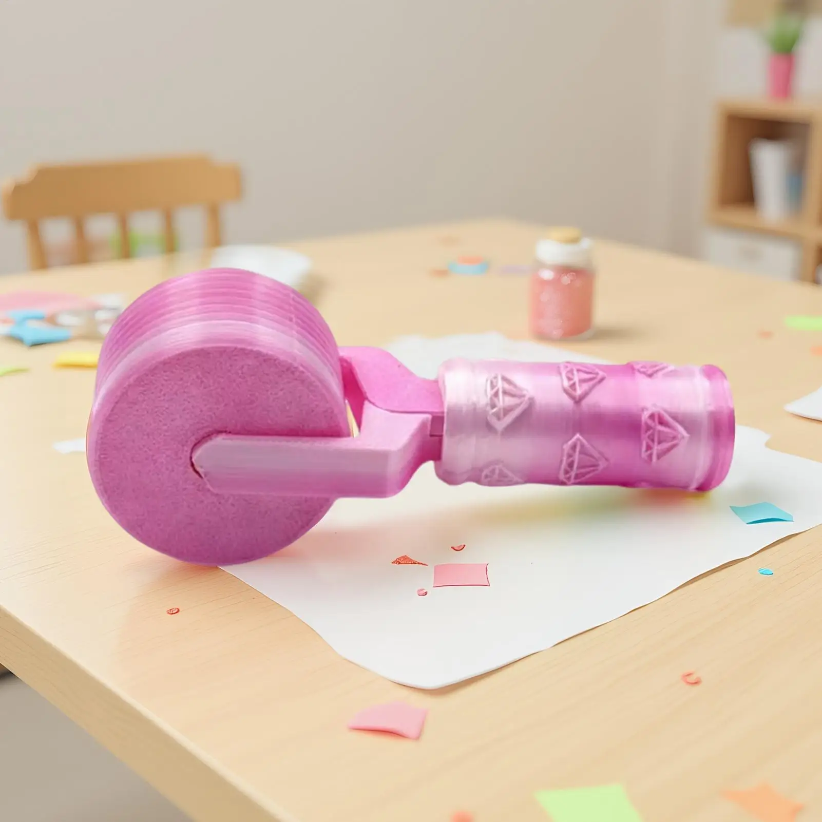 Aplicador de arte Aplicador ergonómico ajustable Kit de herramientas de pintura Accesorios para el hogar Interior Familia Amigos Hombres Mujeres Adultos